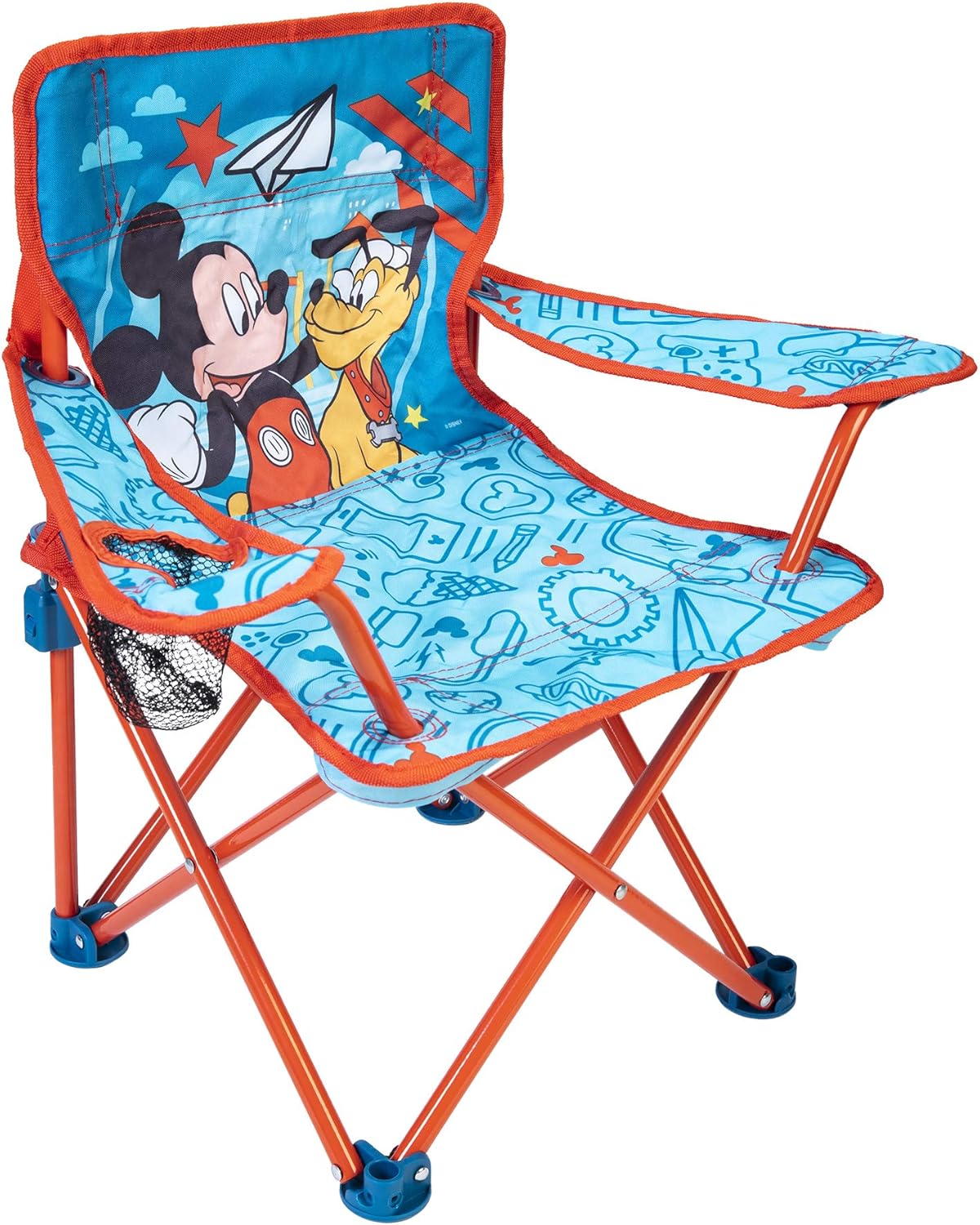 Mickey Mouse Kids Camp Chair Foldable with Carry Bag H23077