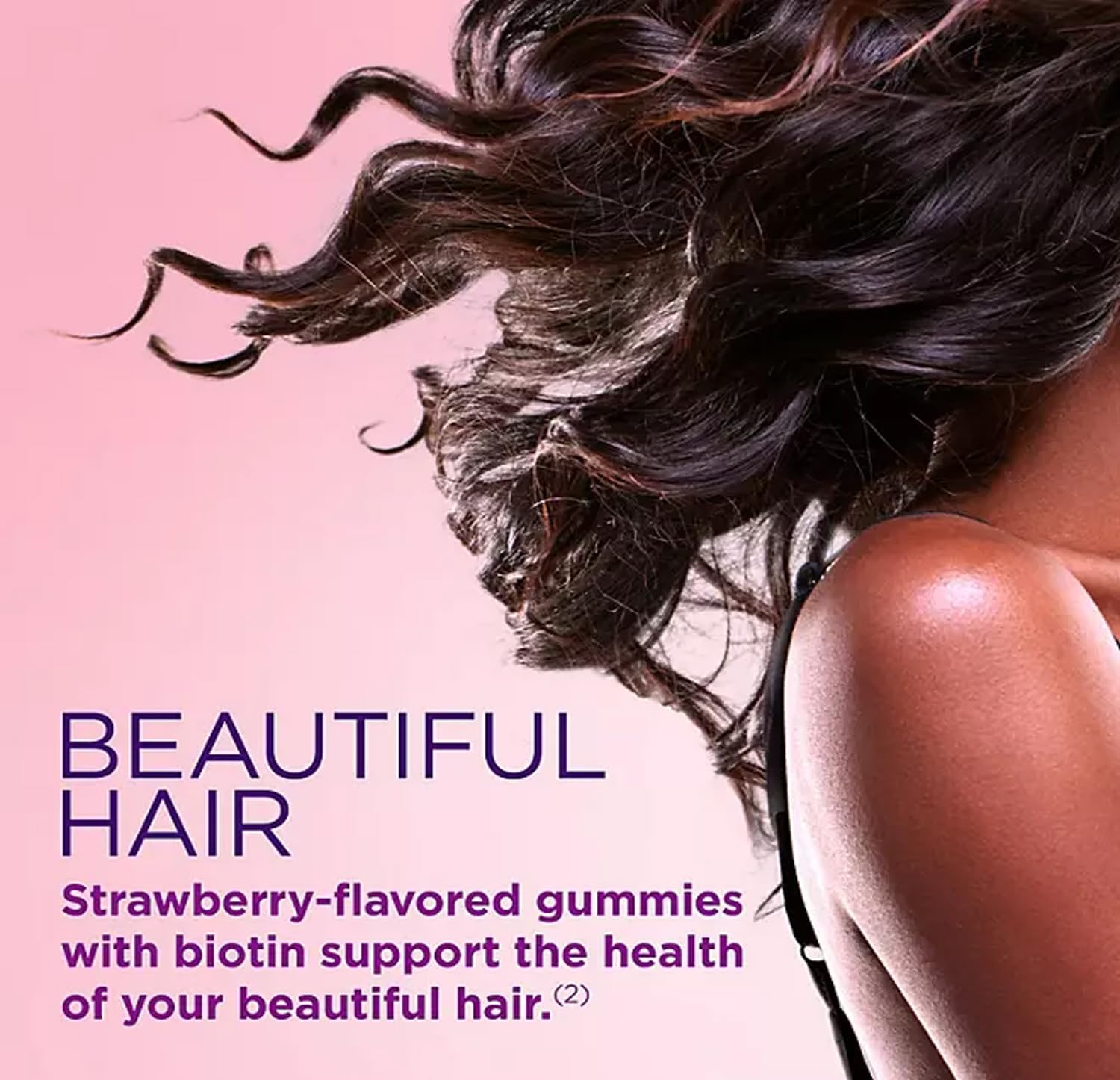 Nature S Bounty Hair Skin & Nails Advanced Gummies, 230 Count, Strawberry T973