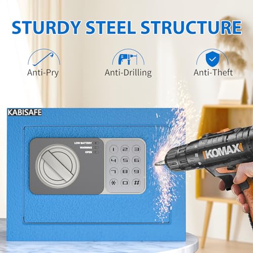 Digital Keypad Safe Box, 0.3 cu ft E4838