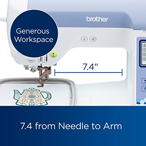 Brother PE900 Embroidery Machine with WLAN, White O60746