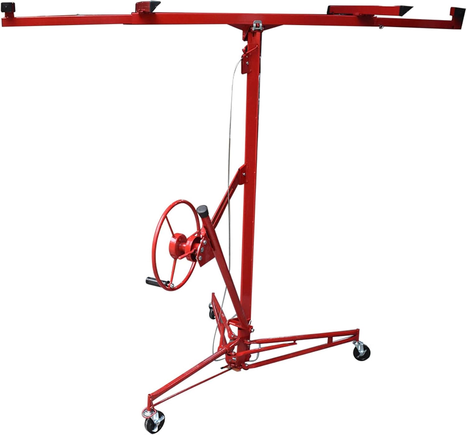 16FT Drywall Lift Sheetrock Lift Rolling Panel Hoist Jack Lifter Fit for Drywall Panels
