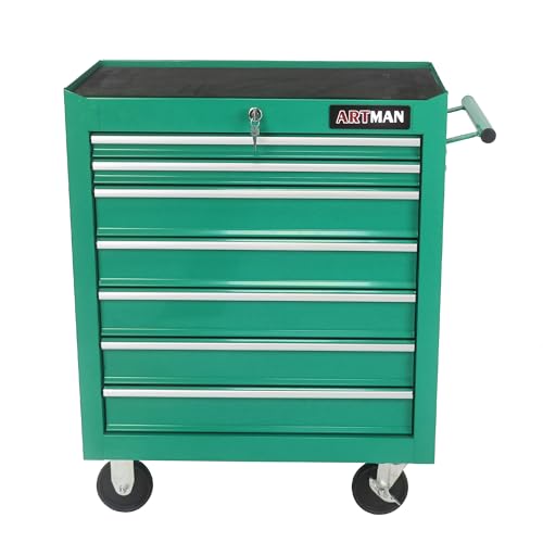 5-Drawer Rolling Tool Cart with Wheels, Black V51953