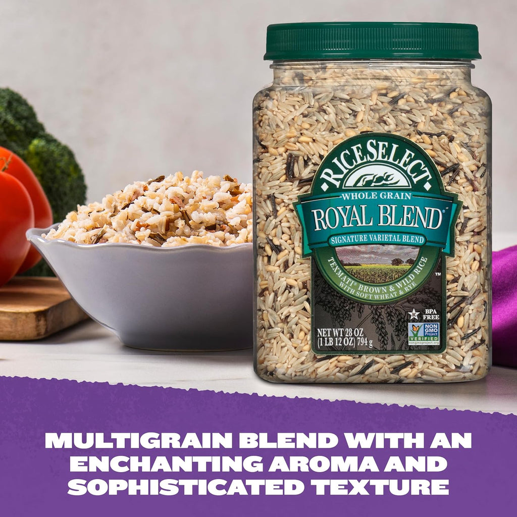 RiceSelect Texmati Brown & Wild Rice Royal Blend, 28 oz V521572