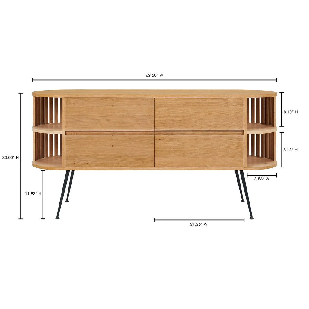 Moe's Home Collection Henrich Sideboard White Oil Z57278