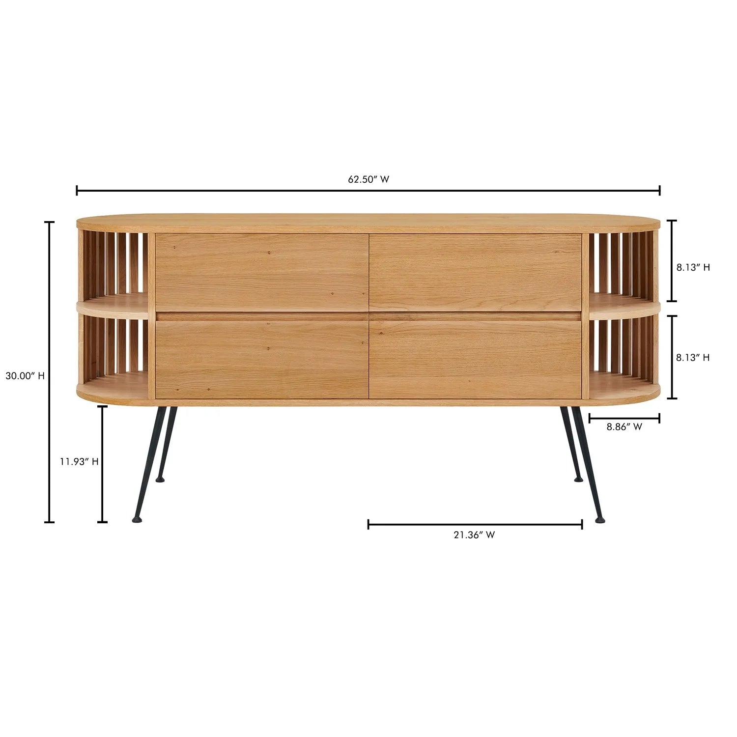 Moe's Home Collection Henrich Sideboard White Oil Z57278