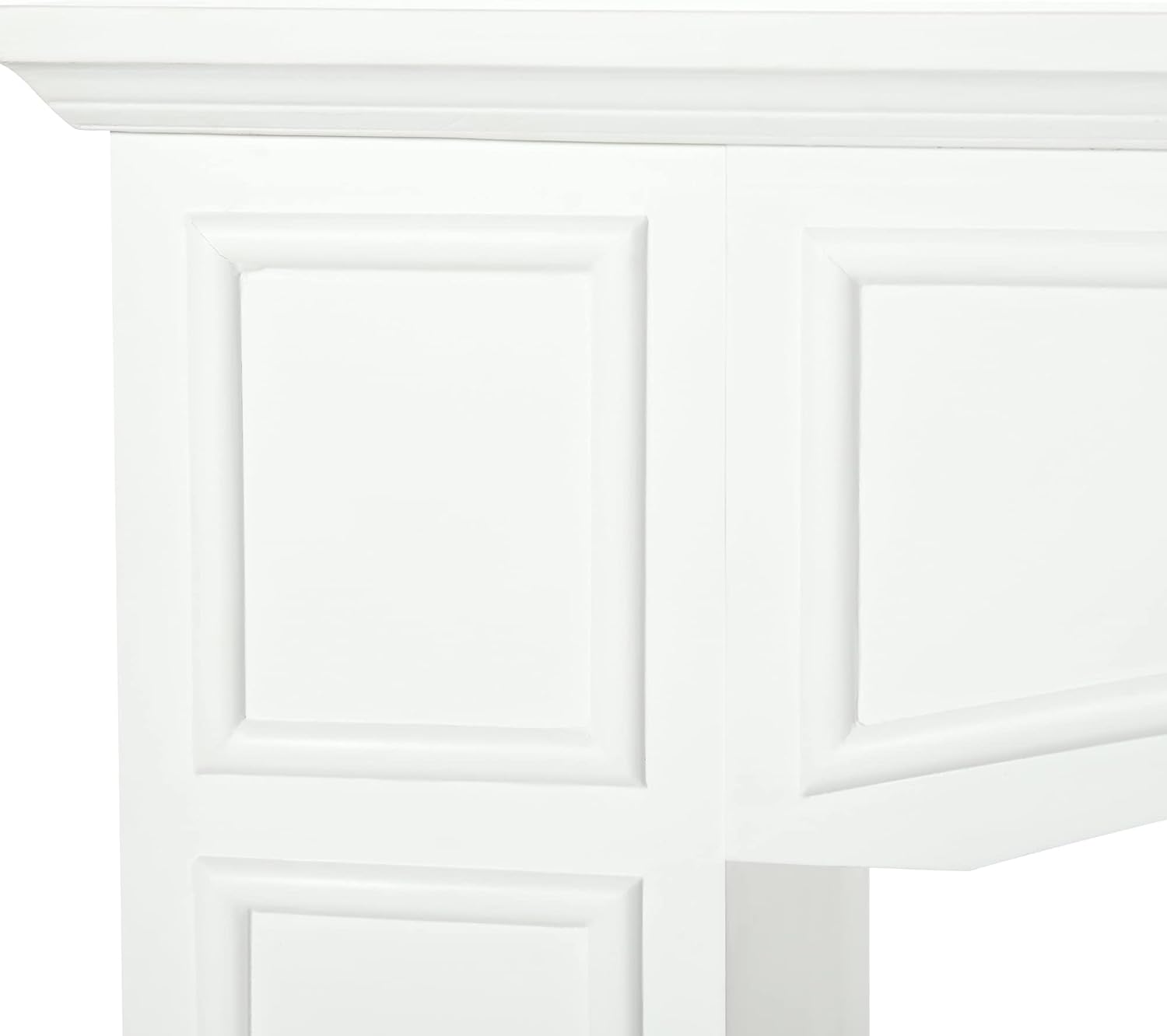 HOMCOM Modern Fireplace Mantel Surround, White, 29" H972824