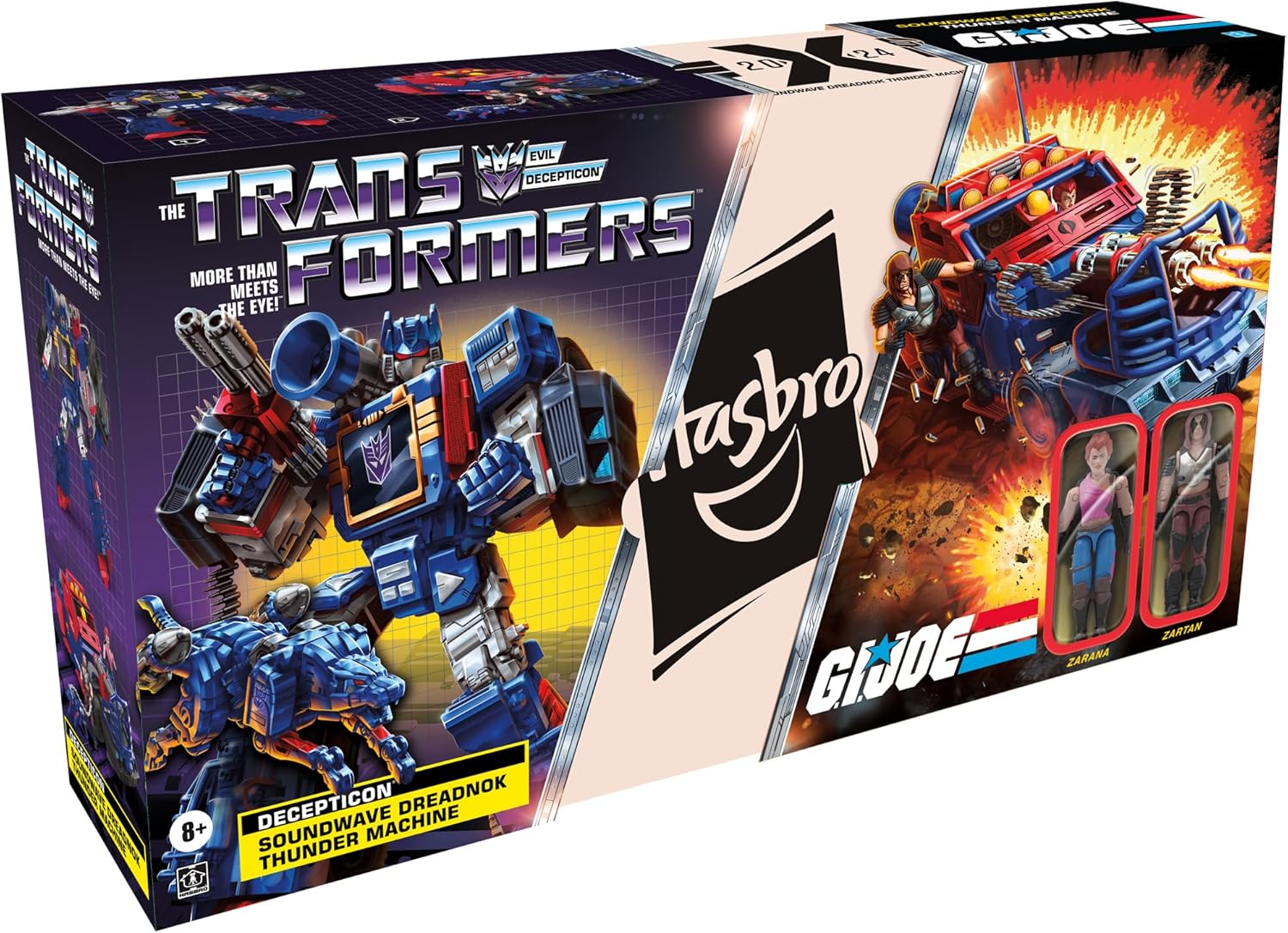 Transformers Collaborative G.I. Joe x Toys Soundwave Dreadnok Thunder Machine Action Figures K2356