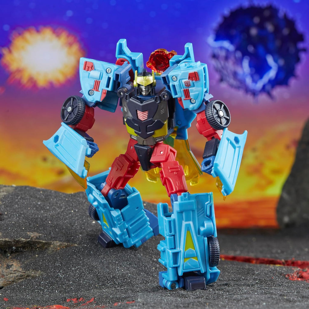 Transformers Legacy United Deluxe Class Cybertron Universe Hot Shot 5.5-inch Action Figure O4323