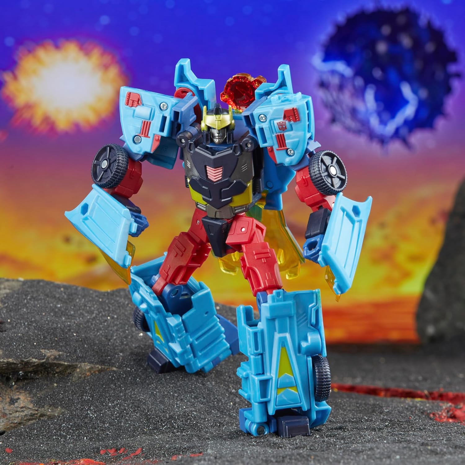 Transformers Legacy United Deluxe Class Cybertron Universe Hot Shot 5.5-inch Action Figure O4323