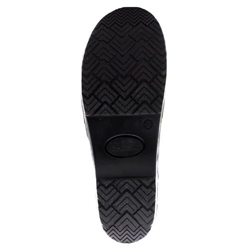 BJORK Swedish Comfort Women's Printed Leather Clogs L761453