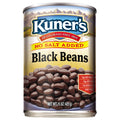 Kuner's Black Beans No Salt Added 15 oz. Can