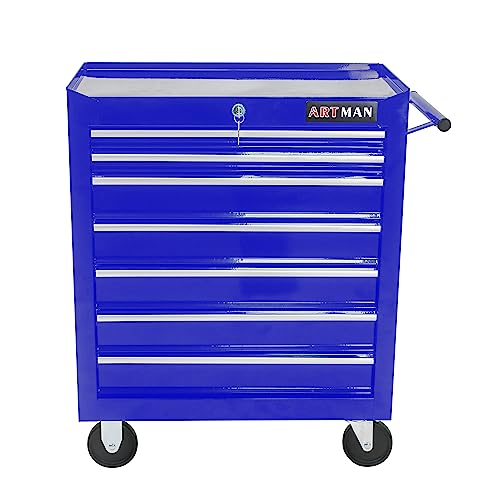 5-Drawer Rolling Tool Cart with Wheels, Black V51953