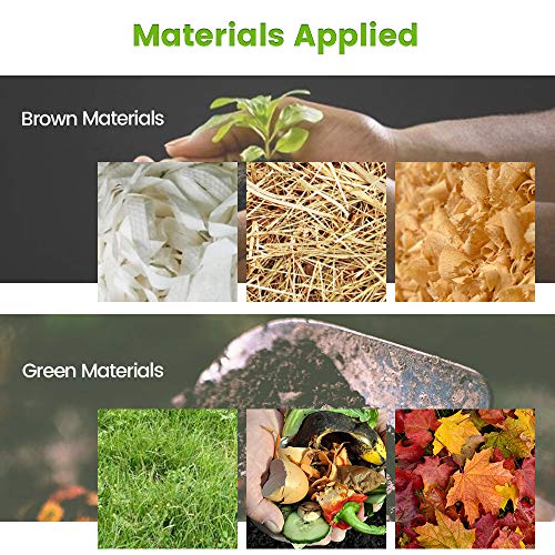 80 Gallon Garden Compost Bin BPA Free Material Y819451