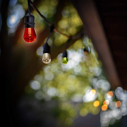 Feit Electric 24" 12pc Smart WiFi String Lights with Alexa & Google Assistant, Weather Resistant H519461