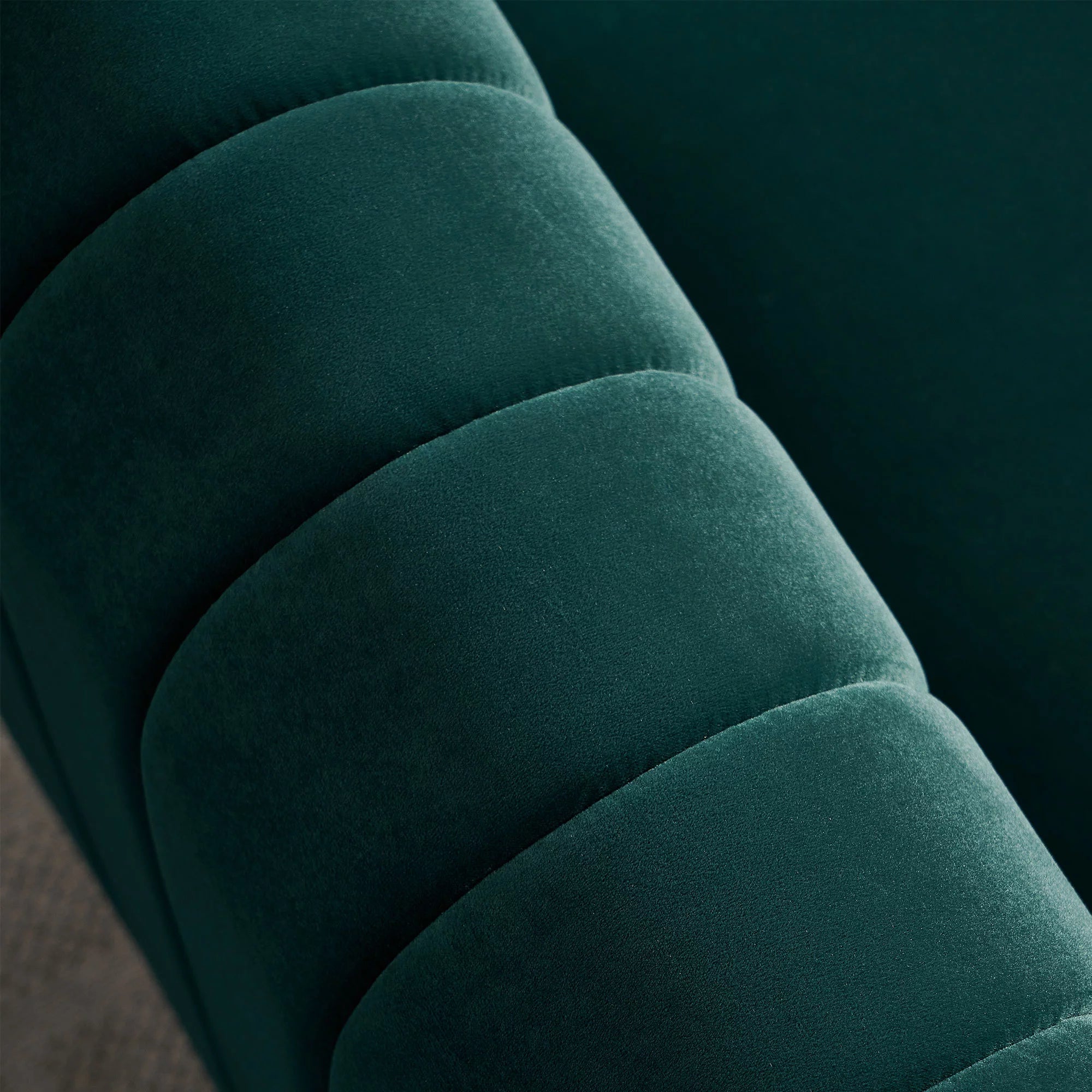 Tufted Velvet Sofa Couch for Living Room, 84 Inches, Green Y148