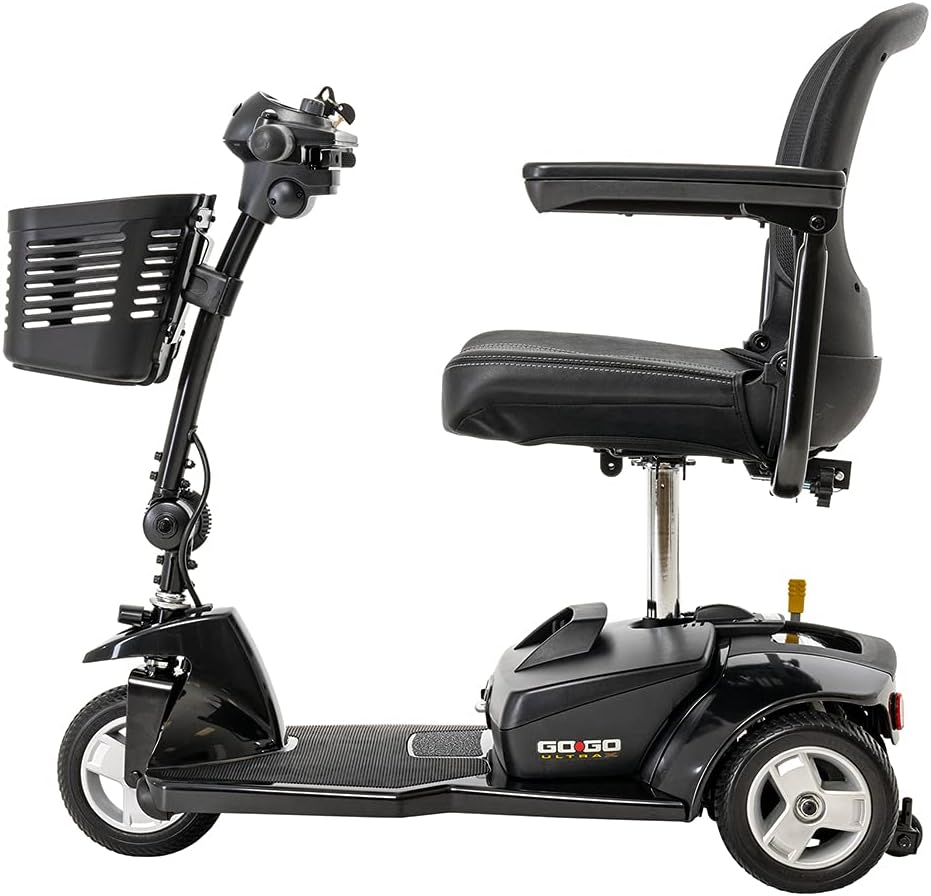 Pride Go Go Ultra X 3-Wheel Mobility Scooter with 5-Year Warranty S65258