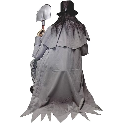 Haunted Hill Farm Soul Sucker Demon Reaper with Child by Tekky, Motion-Activated Halloween Animatronic Q202293