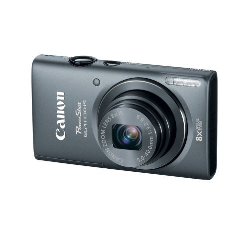 Canon PowerShot ELPH 130 IS 16.0 MP Digital Camera with 8x Optical Zoom (Gray) R757