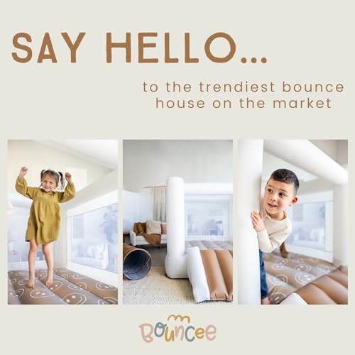 Bouncee House in Bloom Pink Bounce House with Slide for Kids 3-6 M3096