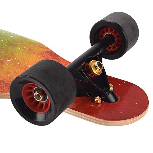 41 Inch Maple Longboard Skateboard Complete Cruiser with T-Tool N28123