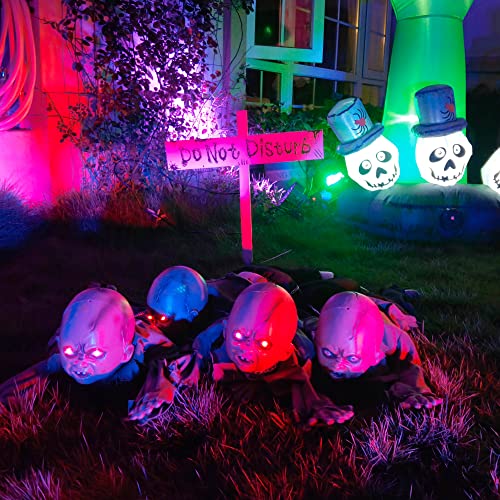 AW Halloween Prop Zombie Groundbreaker with Sound & LED Eyes Z407