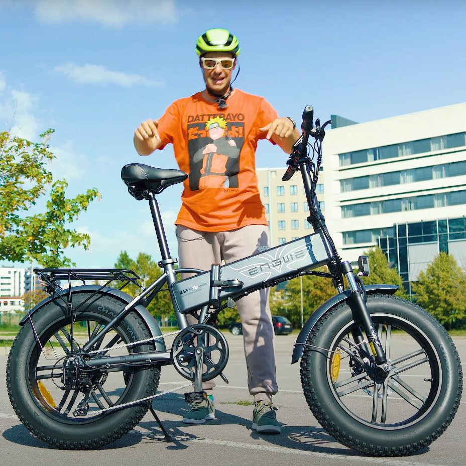ENGWE Electric Bike for Adults, Foldable 1125W Peak Motor, 28Mph, 80Miles, 52V 13AH Battery M663843