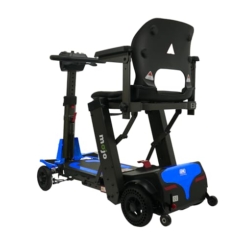 Mojo Auto-Folding Mobility Scooter for Adults with Remote Control, Lightweight, 300lb Capacity Z71000