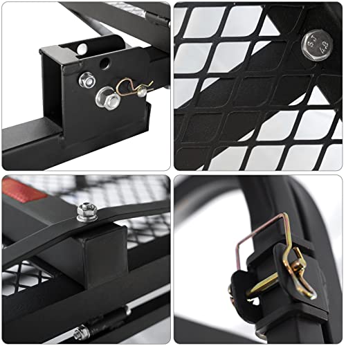 Wildroad Hitch Cargo Carrier 500 LBS with Waterproof Cargo Bag O941