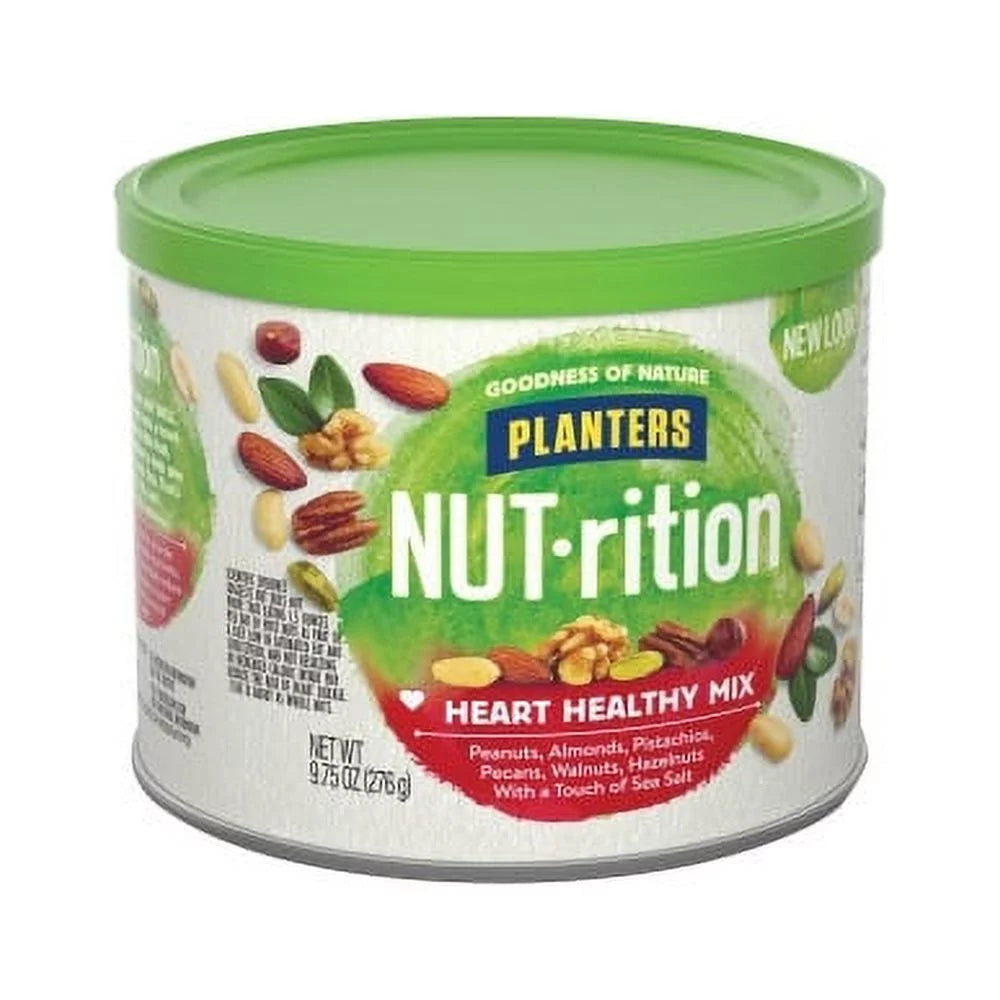 Planters NUT-rition Heart Healthy Mix Resealable Container, 9.75 oz V9108
