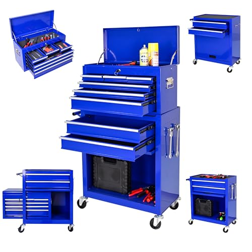 5-Drawer Rolling Tool Chest with Brake Casters, Black E95317