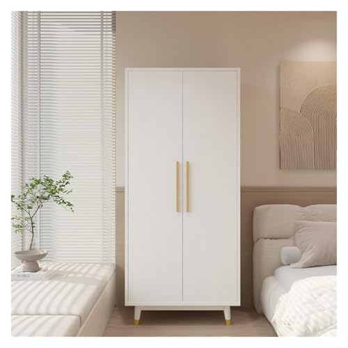 Armoire Wardrobe Closet 4-Door Storage Pantry Cabinet Modern Wood Closet with 2 Drawers, 2 Adjustable Shelves,Storage