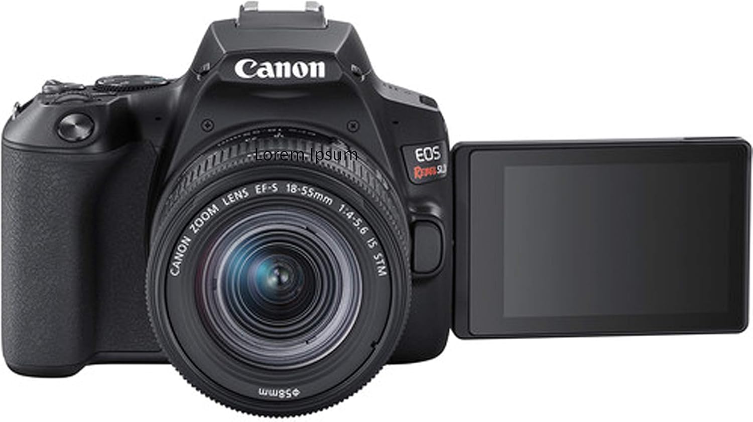 Canon EOS Rebel SL3 DSLR Camera with 18-55mm and 55-250mm Lenses, 64GB Bundle (Renewed) U52265