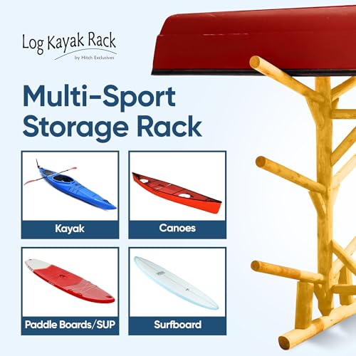 Freestanding Kayak Storage Rack for Canoe, Surfboard, and SUP A550