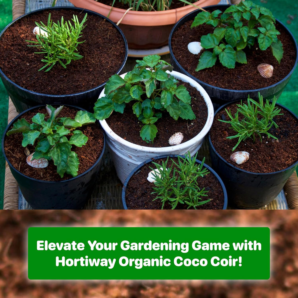 11lbs Premium Coco Coir Brick - Organic Coconut Coir for Plants, Low EC & pH Balanced J58082