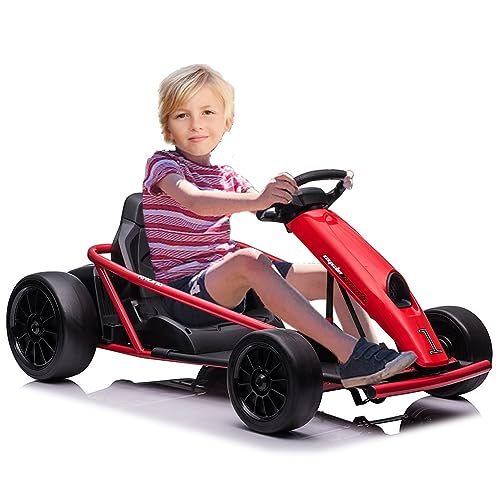 Kids Go Kart 24V Battery 300W Dual Motors Drifting Car with Music and Horn X10432