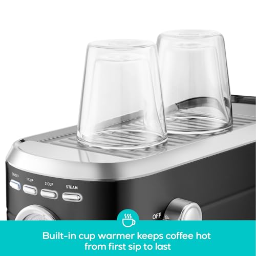CASABREWS CM5418 Espresso Machine 20 Bar, Compact Espresso Maker with Milk Frother, Stainless Steel, Silver K680