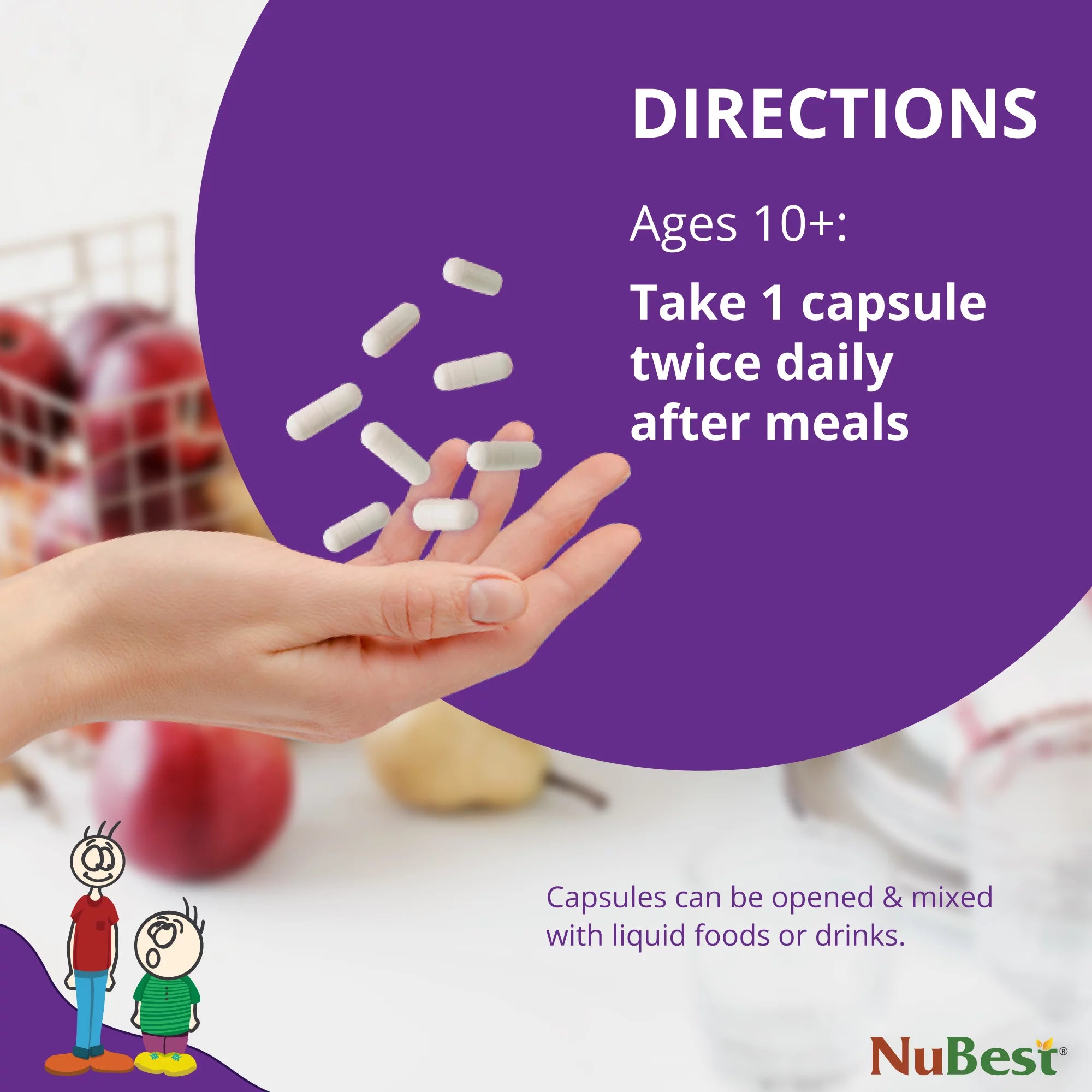 NuBest Tall 10+ Growth Supplement for Age 10+, Bone & Immunity Support, Pack of 2 J5779