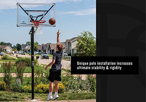 Silverback NXT 54" and 60" In-Ground Basketball Hoops with Adjustable-Height Goal Y548217