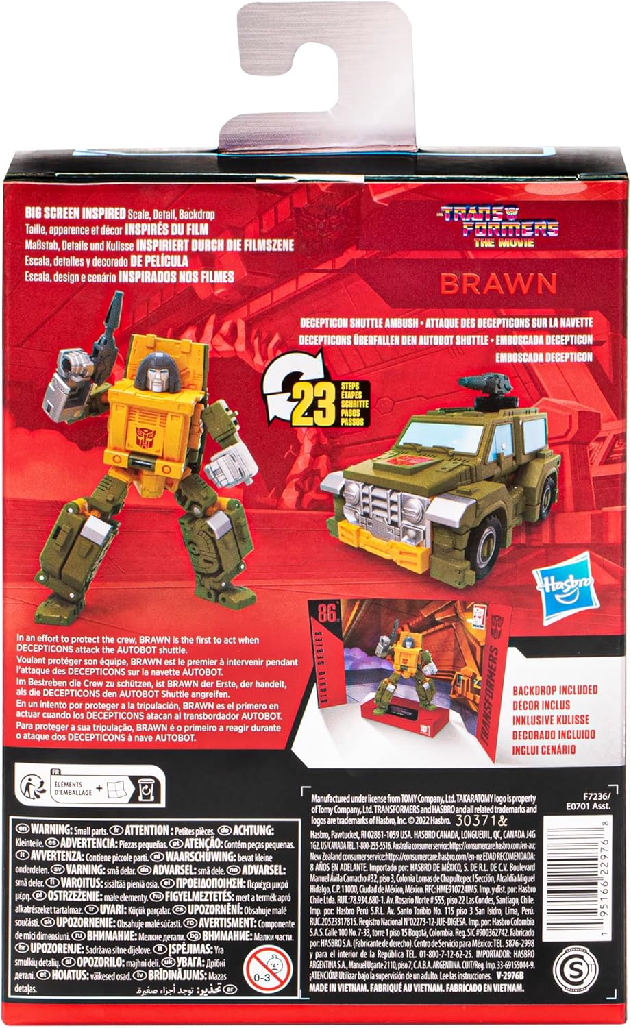 Transformers Studio Series Deluxe Brawn Action Figure, 4.5-inch Q275039