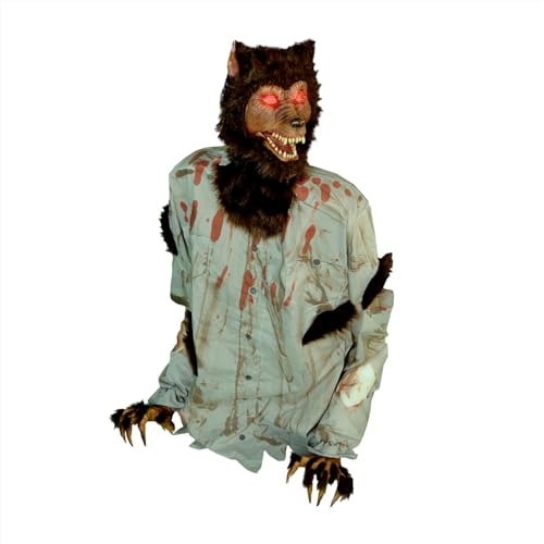 Haunted Hill Farm 5.9 ft Animatronic Lurching Woman by Tekky S393