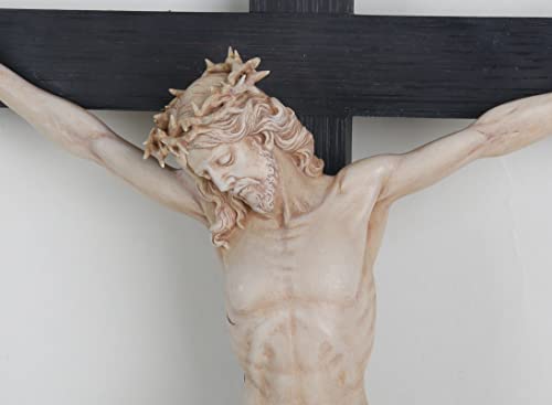BC Catholic Crucifix Wall Cross 24" H Jesus Christ Indoor Home Decor Q2061