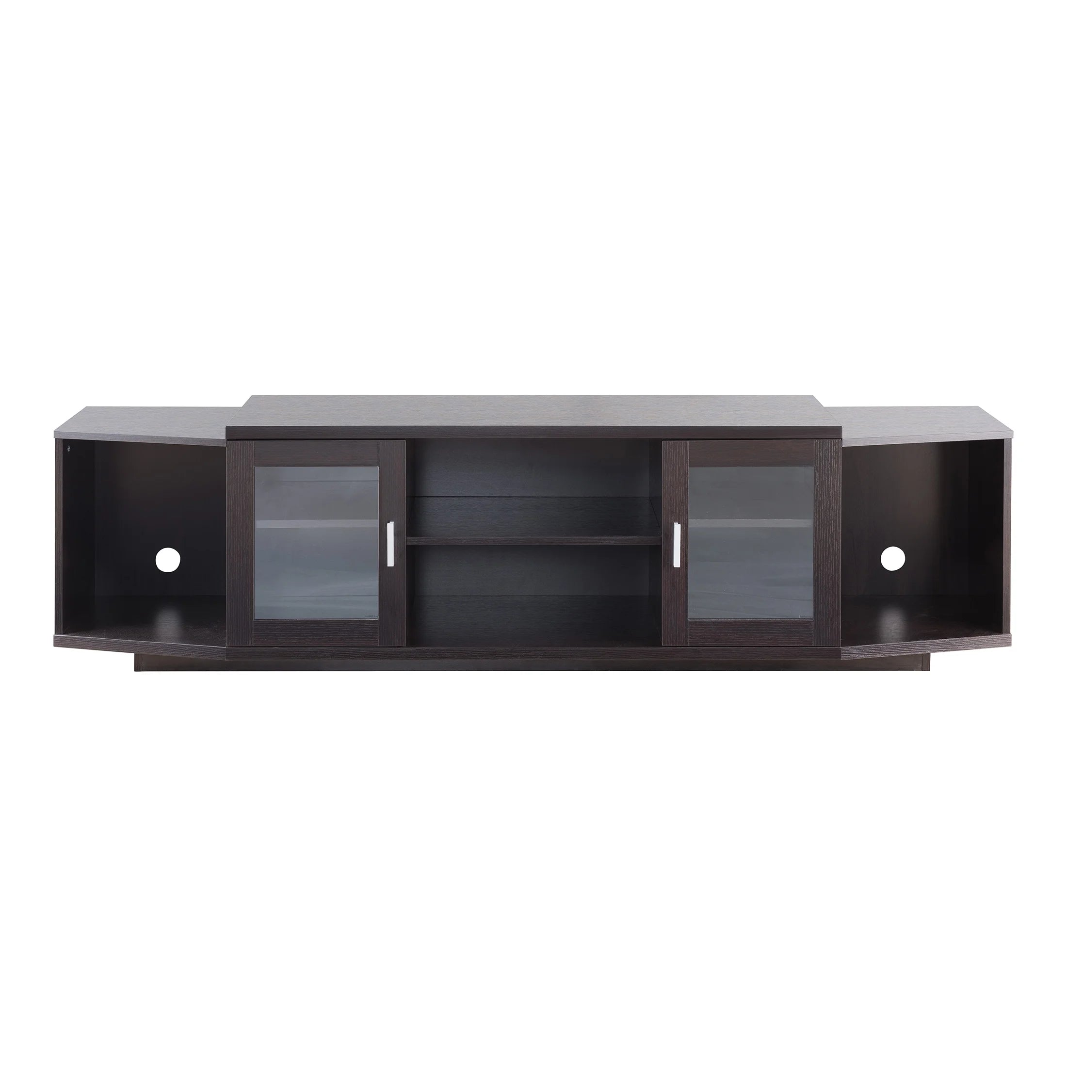 Furniture of America Daytona TV Stand for TVs up to 80", Cappuccino H228246