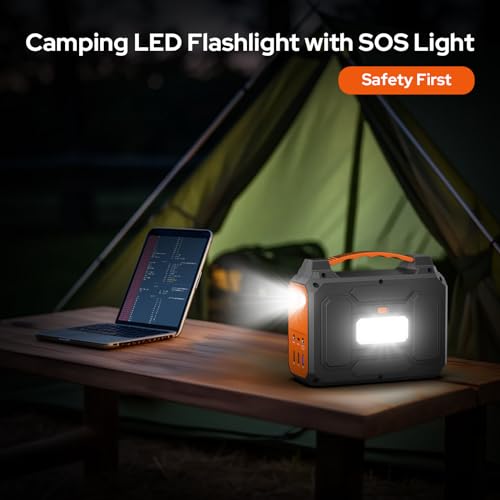 Portable Power Station 146Wh with 40W Foldable Solar Panel E542