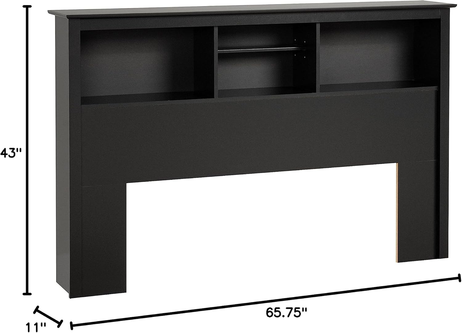 Prepac Full Mate's Platform Storage Bed with 6 Drawers, Black J3092