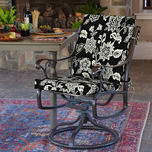 ARDEN Outdoor Dining Chair Cushion 20 x 20 in Weather-Proof Fade Resistant Sapphire Blue J523