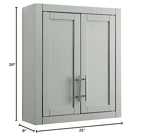 Crosley Furniture Savannah Wall Mounted Medicine Cabinet, White G910