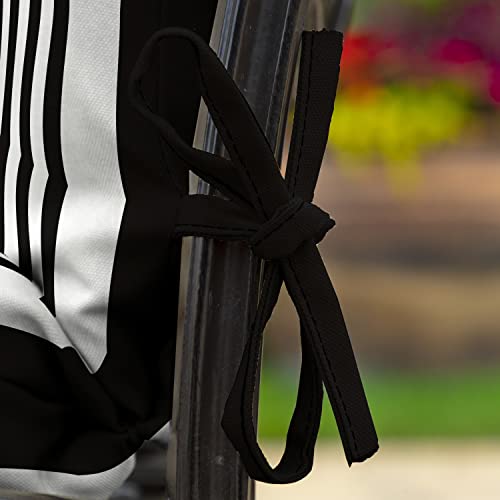 ARDEN Outdoor Dining Chair Cushion 20 x 20 in Weather-Proof Fade Resistant Sapphire Blue J523