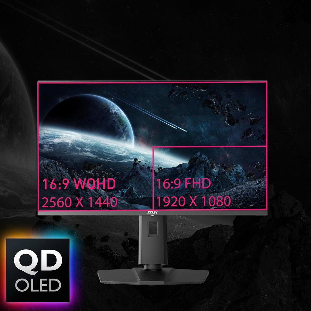 MSI MPG 271QRX QD-OLED 27" OLED Gaming Monitor, QHD, 360Hz, 0.03ms T460
