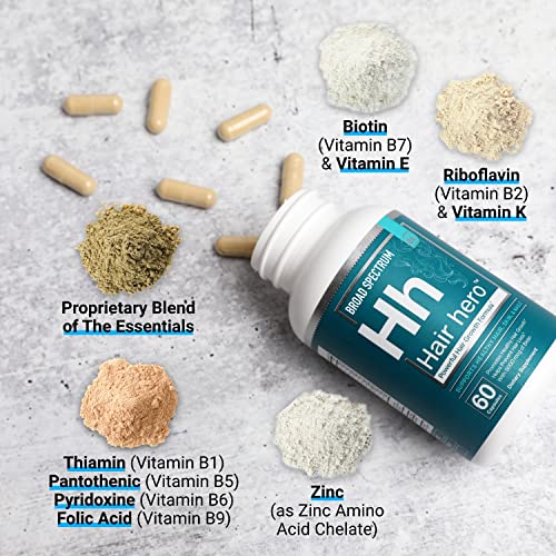 Essential Elements Hair Hero Hair Supplement with 5000 mcg Biotin V7945