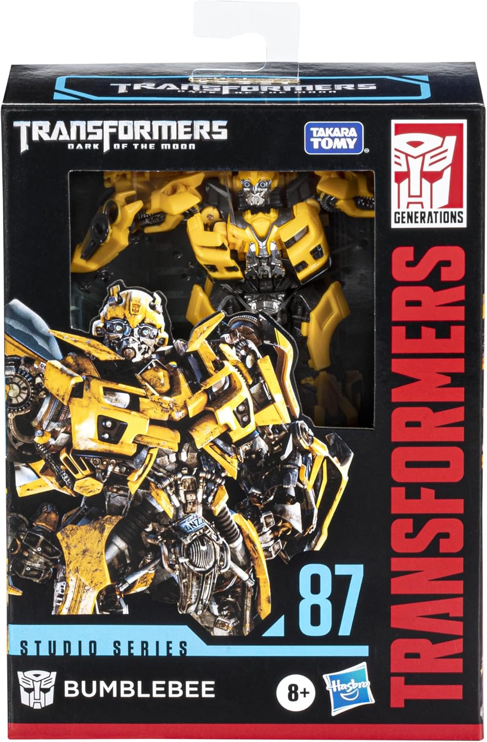 Transformers Studio Series 87 Deluxe Bumblebee Action Figure, 4.5-inch H318